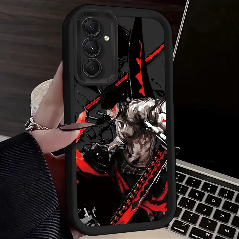 Anime O-One Pieces Zoros Phone Case for Samsung Galaxy A55 A35 A25 A24 A15 A05 A05S A13 A23 A12 A22 A32 A52 A52S A72 A11 Cover image 4