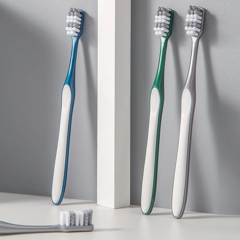 Brosse à dents dure et optimiste pour hommes, brosses à dents à grande tête, livres de voyage, déterminer