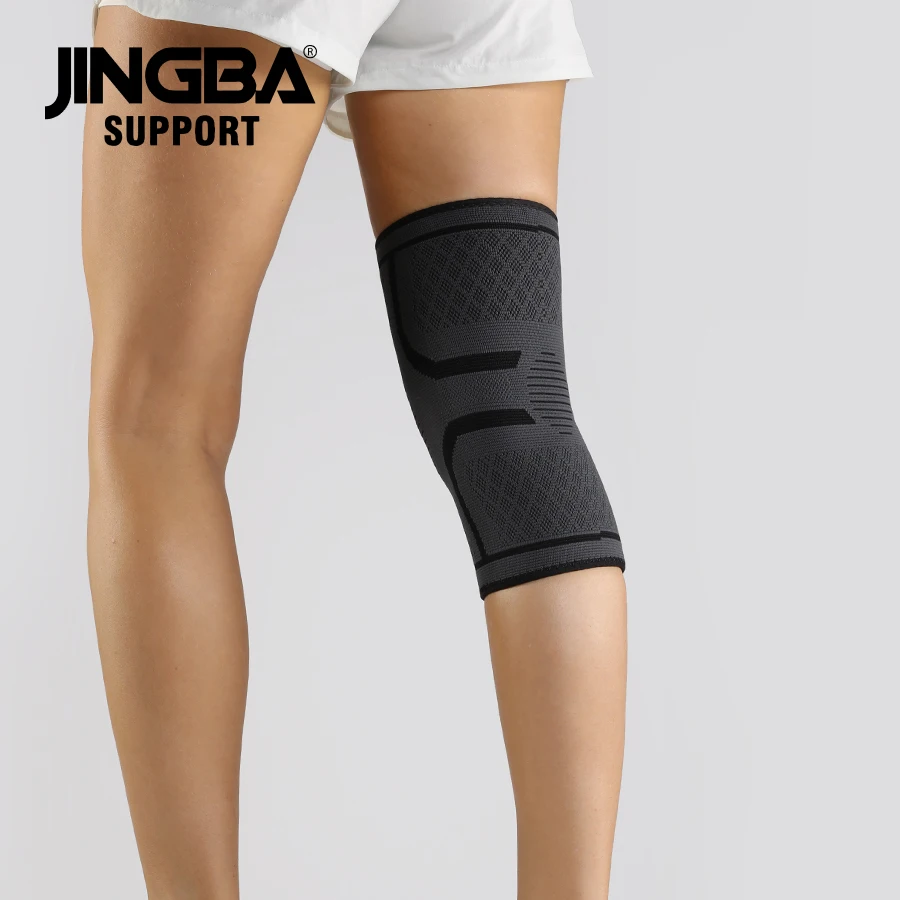 1 Pc Elastic Breathable Compression Knee Support Sleeve for Basketball Running Cycling