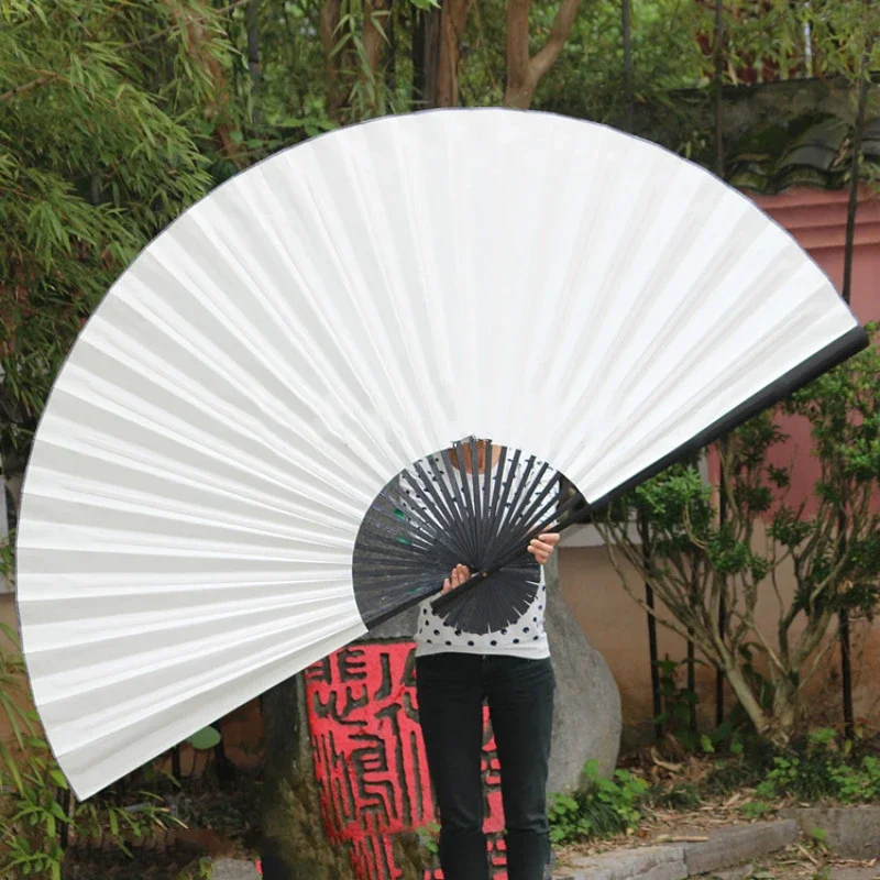 Chinese Large Decorative Paper Fan Retro Wall Mount Gift Fan Handmade Living Room You Chuntu Fans Home Folding Decorative