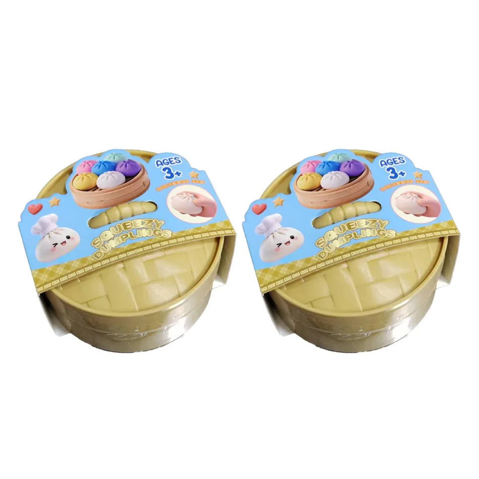 Reuze Jumbo Dumpling Squishy Speelgoed met Stoomfunctie, een anti-stress knijp-speelgoed voor ontspanning en sensorische spelletjes