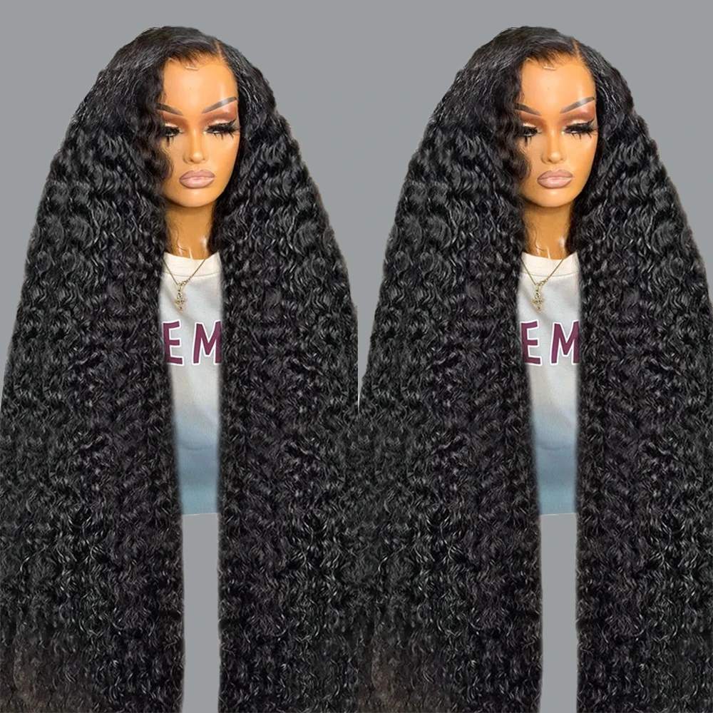 13x6 HD Lace Deep Wave Human Wigs Curly Human Hair Lace Frontal Wigs Pre Plucked Wigs Real Human Hair Raw Hair On Sale For Women