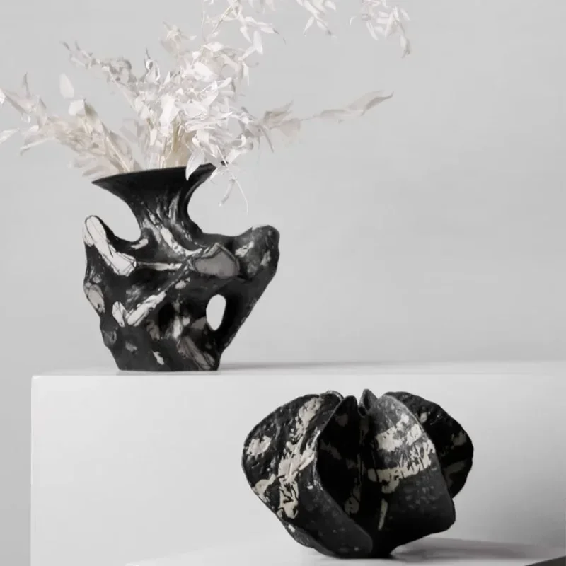 Chinesische handbemalte Blumenkunstvase