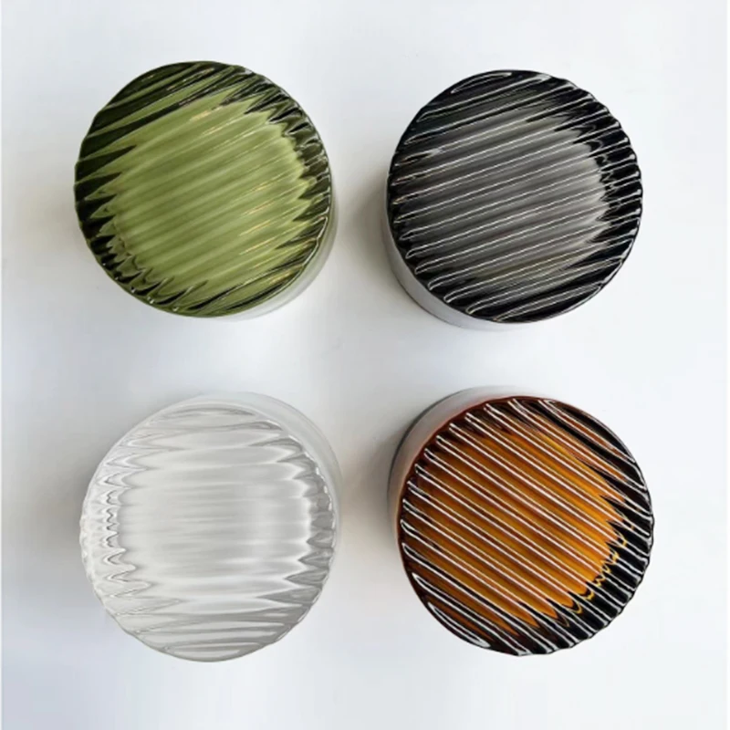IWHD Glass Lampshade LED Wall Lamp Sconce 4 Colors Beside Bedroom Living Room Bathroom Mirror Stair Light Wandlamp Applique