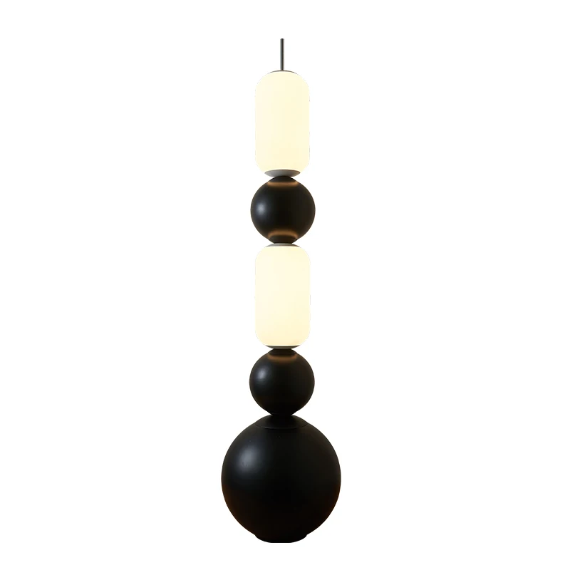

Modern Post-Modern Light Emitting Diode Floor Lamp for Bedroom and Living Room Simple Glass Ball for Hotel Bedside Aluminum Body