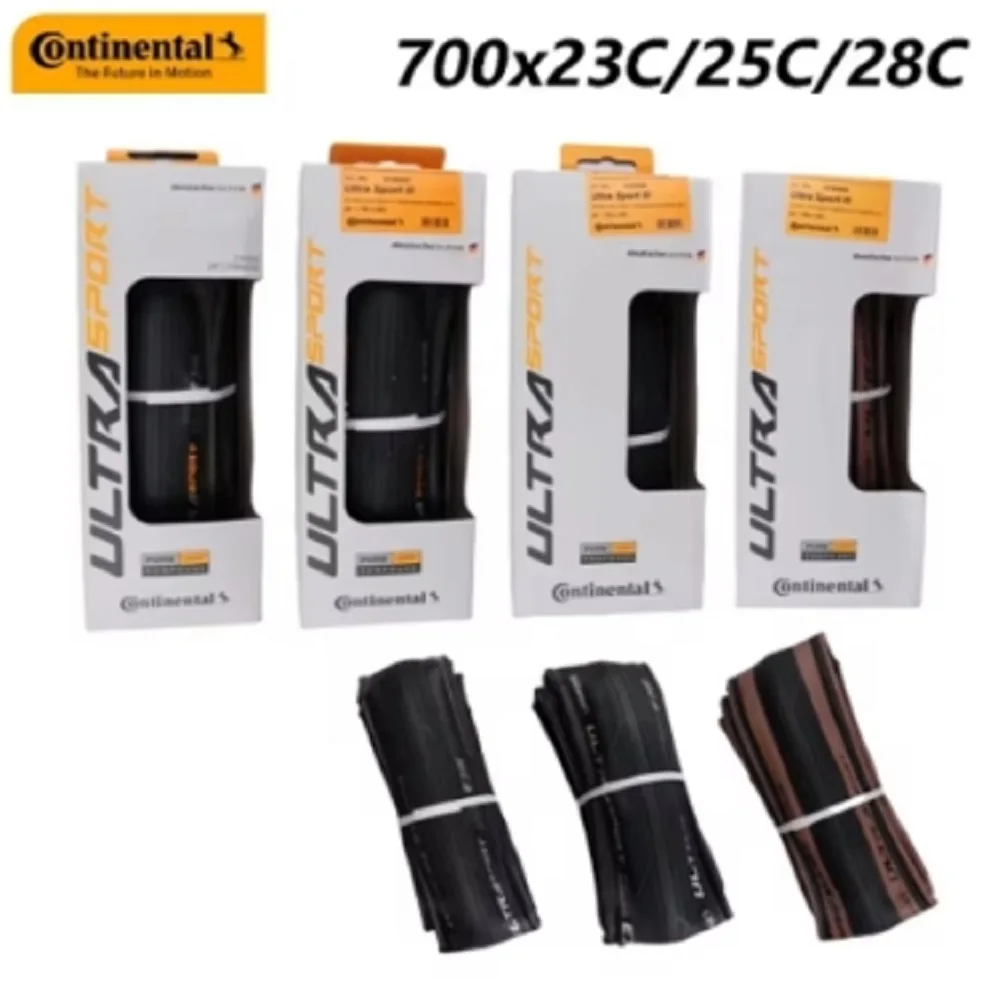 Continental ULTRA SPORT III GRAND SPORT RACE pneu de vélo 700x23C/25C/28C pour vélo de route véhicule pliant Anti-crevaison pneu de vélo