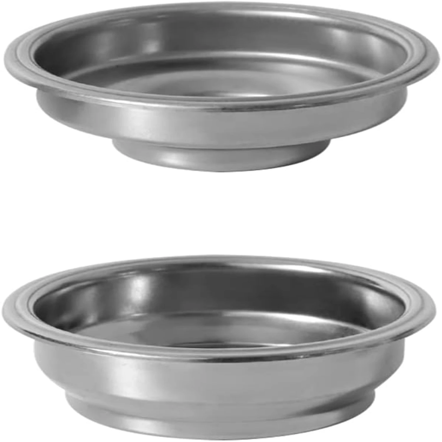 2PCS Stainless Steel 58mm Coffee Tea Filter Basket for Espresso Coffee Machine Accessories Powder Bowl