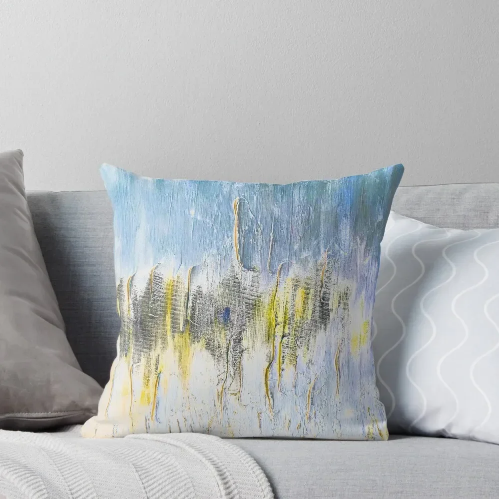 Bird shadows in tropical weather with blue sky abstract Throw Pillow Cushions For Sofa Pillow Case Pillow