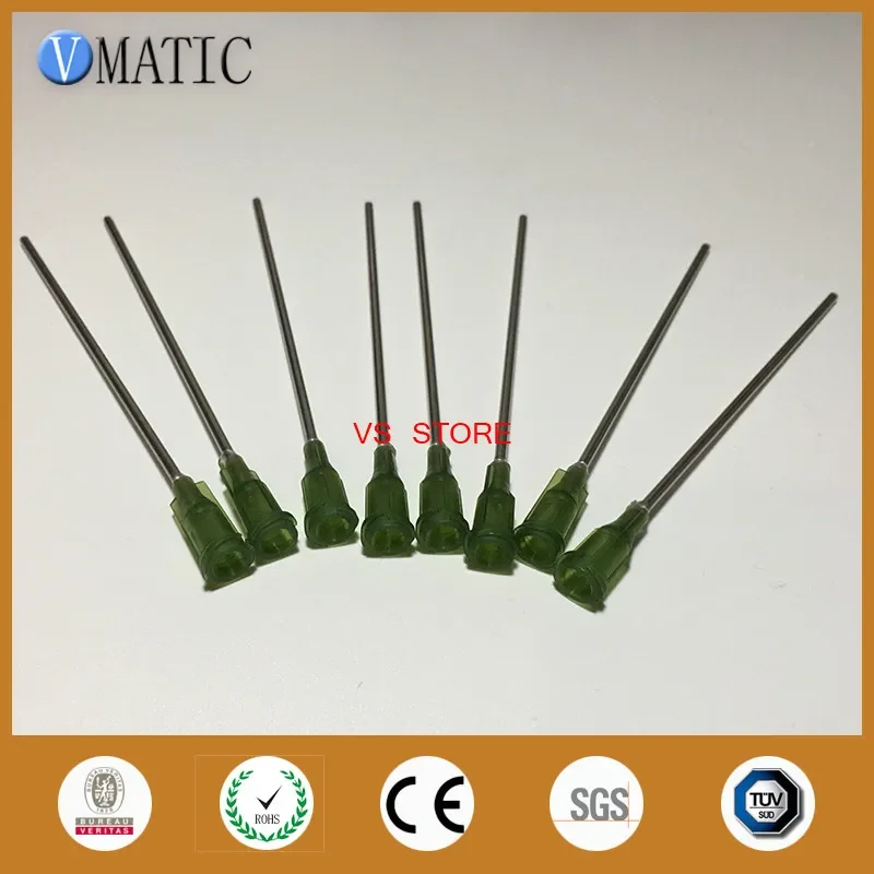 Free Shipping Quality 10Pcs 14G 10cm Length Dispensing Needle Tips 100mm