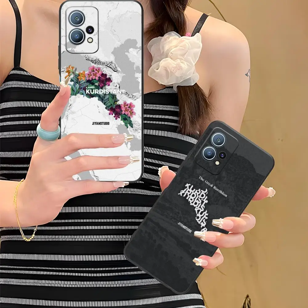 كردستان العلم المحمول قضية الهاتف الخليوي لهواوي P60 P50 P40 P30 P20 P10 P9 P8 برو لايت زائد اللون الطباعة غطاء غطاء جميل #5