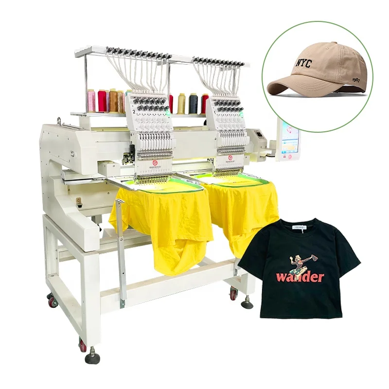 

Tshirt Singels Chenille Cheapest Beginner Embroidery Machine Dual Multi Head Bundle Computerized Maxime Area