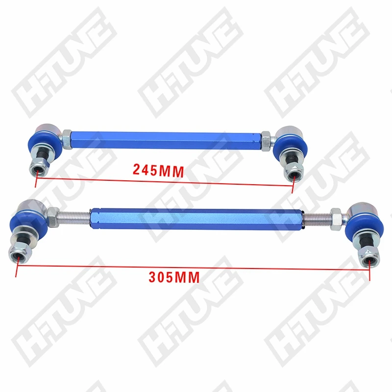 Adjustable Anti-Roll Sway Bar Link Kits, Front 12mm Ball Joint, Fit for Ranger T8 T9 PX III 2018 + / Mondeo 2014 +