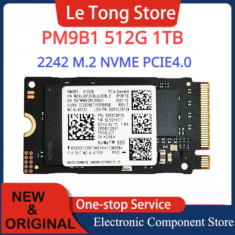 

Brand New SSD PM9B1 512G 1TB PCIE4.0 M.2 2242 Solid State Drive m2 For Samsung Laptop SSD