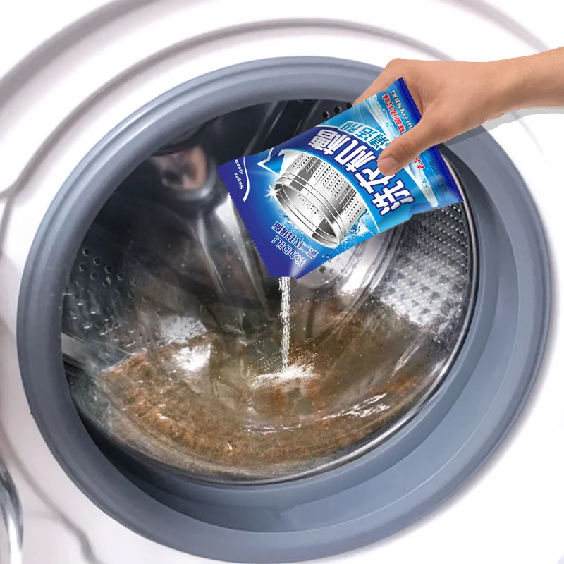 Potente eliminación de suciedad y olor de lavadora, tambor automático/recto para limpieza de lavadora, detergente de desinfección