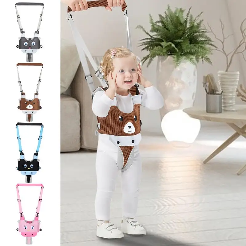 Kids Walking Harness Prevent Tightening Child Walking Support Belt Adjustable Handheld Breathable Belt Fall Prevention Girl Boy