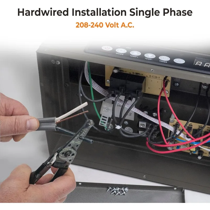 Comfort Zone 하드와이어 천장 장착형 차고 공간 히터(리모컨 포함), 7,500와트, 240볼트, 팬 강제, 과열 방지