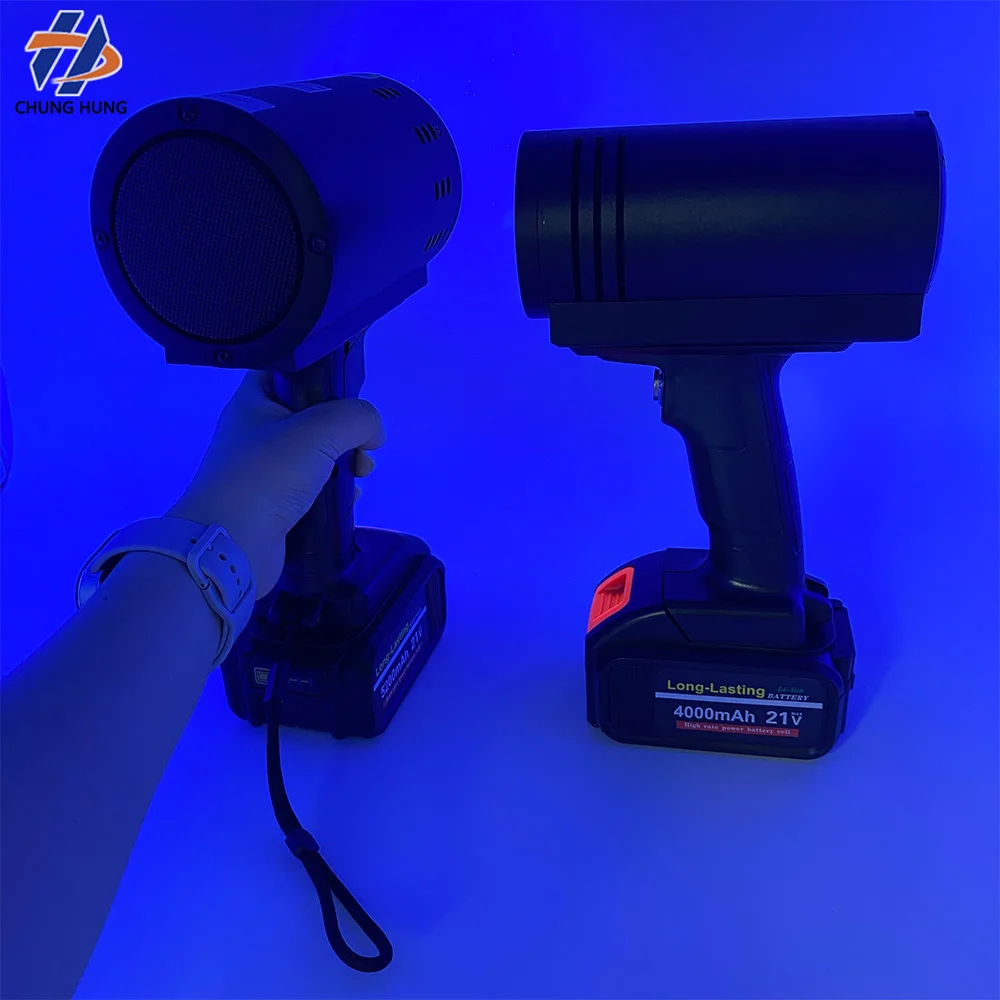200W UV flashlight, suitable for car paint putty, body maintenance inspection, and paint inspection