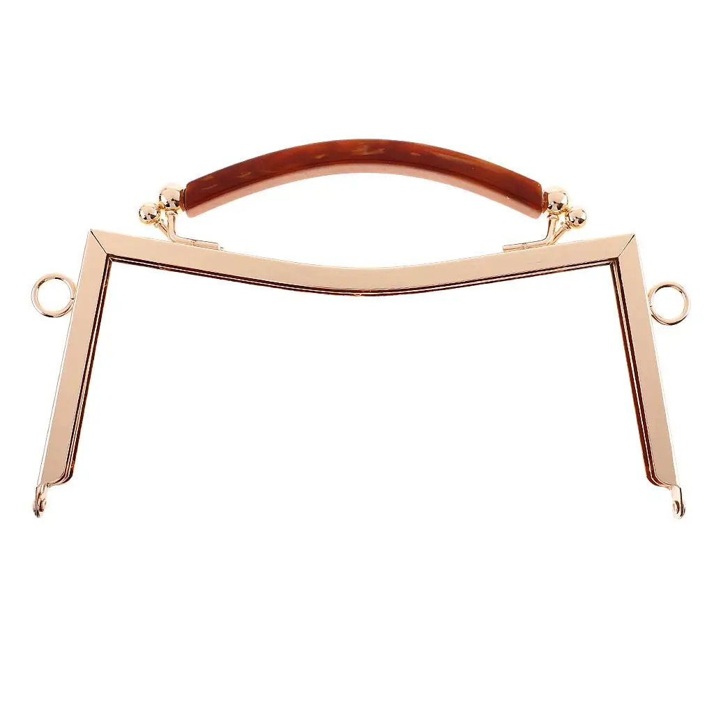 Purse Metal Arch Frame Iron Handle Clasp Lock for Stylish Handbag Making and Repair Accessories
