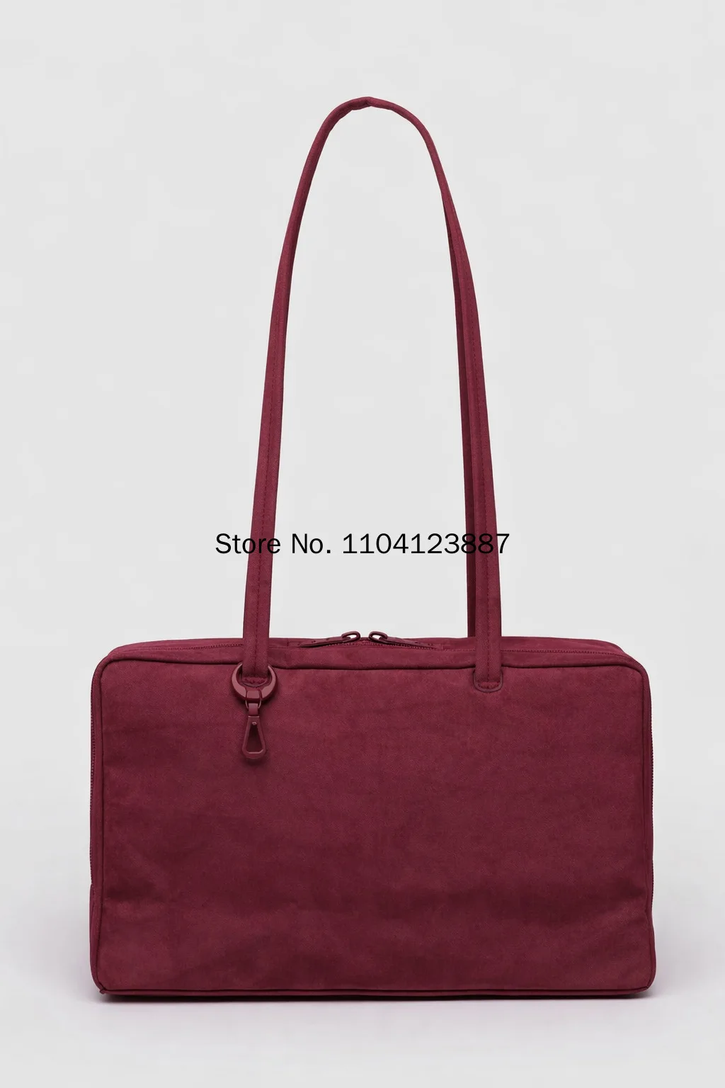 Nylon Quadratische Schultertasche Große Kapazität Canvas-Handtasche Leichte Reißverschluss-Tragetasche Tägliche Pendler-Reisetasche Aufbewahrungstasche Fitness-Geschenk – Detail 11