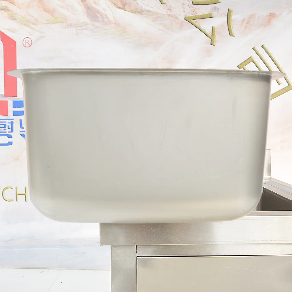 Bassin de table extensible jetable en acier inoxydable, ark d'évier