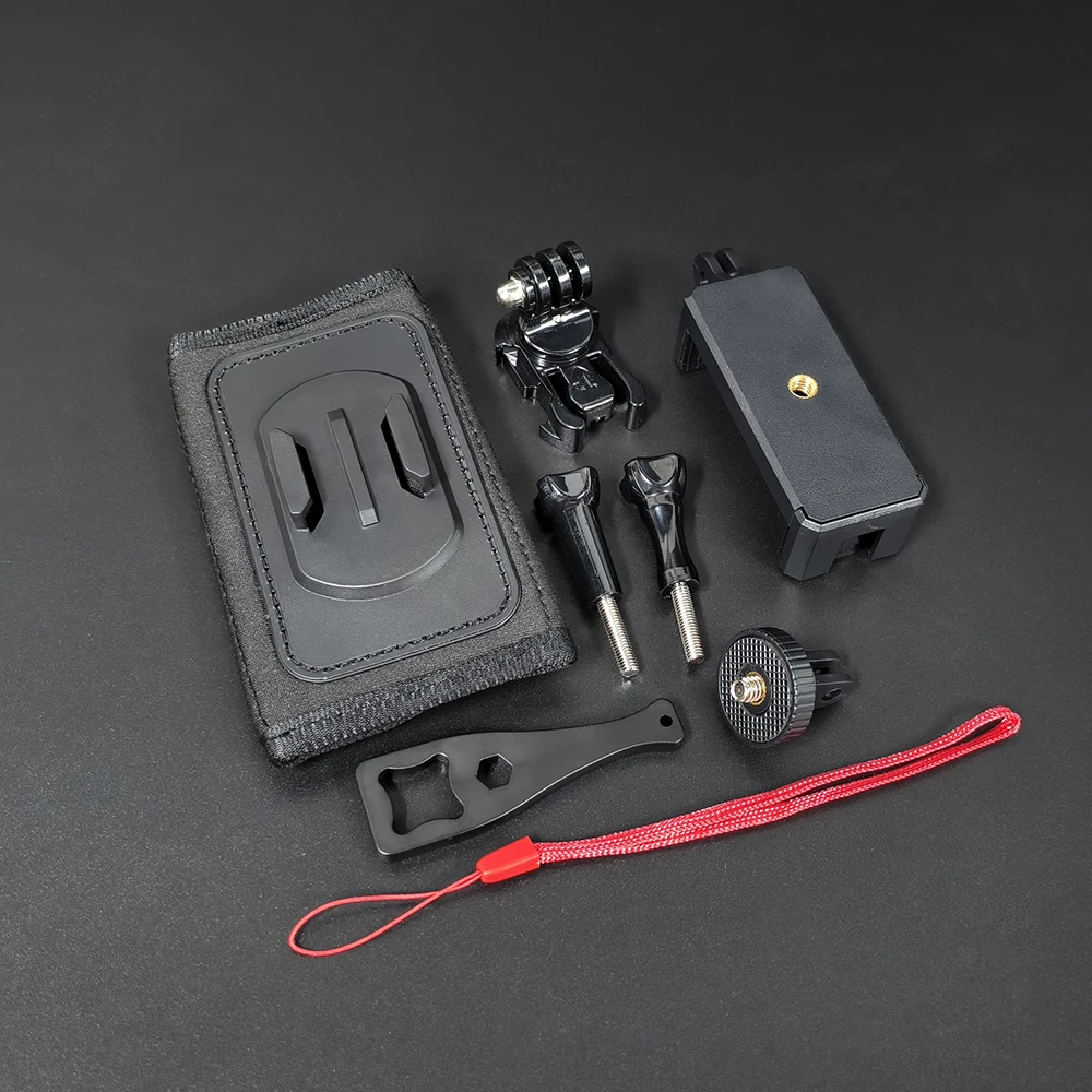 360 Rotation Rucksack Schultergurt Telefonhalter Clip Mount Strap Kit für GoPro 13 12 11 10 9 für DJI Action 5 Pro 4 Insta360