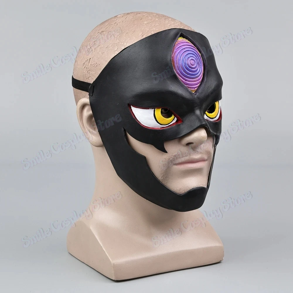 Anime DAN DA DAN Enjōji Jin Cosplay Mask Scary Costume Latex Helmet Fancy Adult Unisex Halloween Accessories Prop