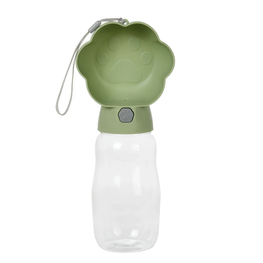 Hunde-Wasserflasche 2-in-1 Tragbare Auslaufsichere Haustier-Wasserschüssel mit Futterbehälter für Kleine und Große Hunde, Katzen, Welpen, Spaziergänge und Wanderungen – Detail 4
