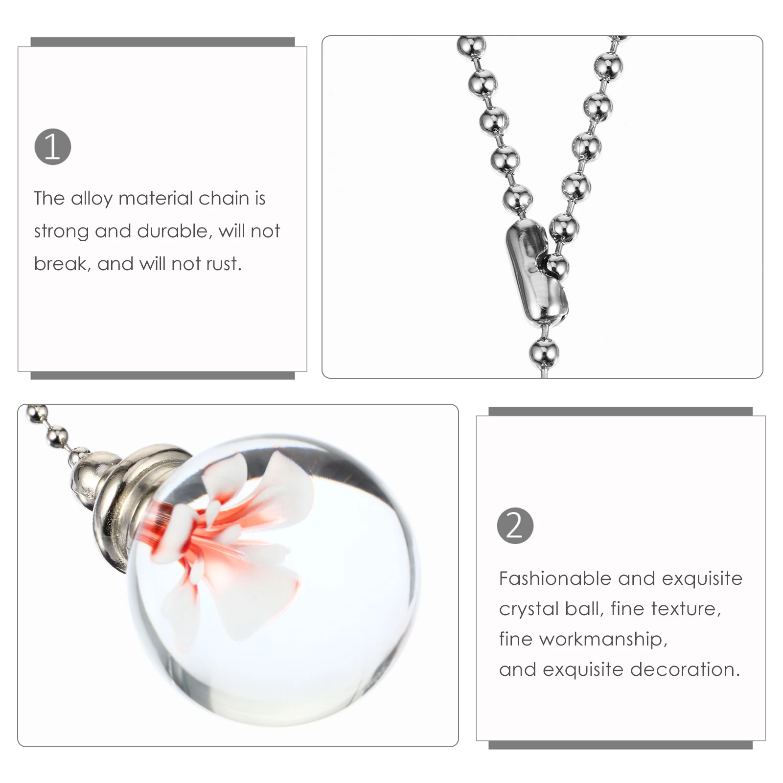 

Elegant Pull Chain Ceiling Chandelier Pendant Decorative Lamp Ornament For Home Bar Cafe Crystal Chain