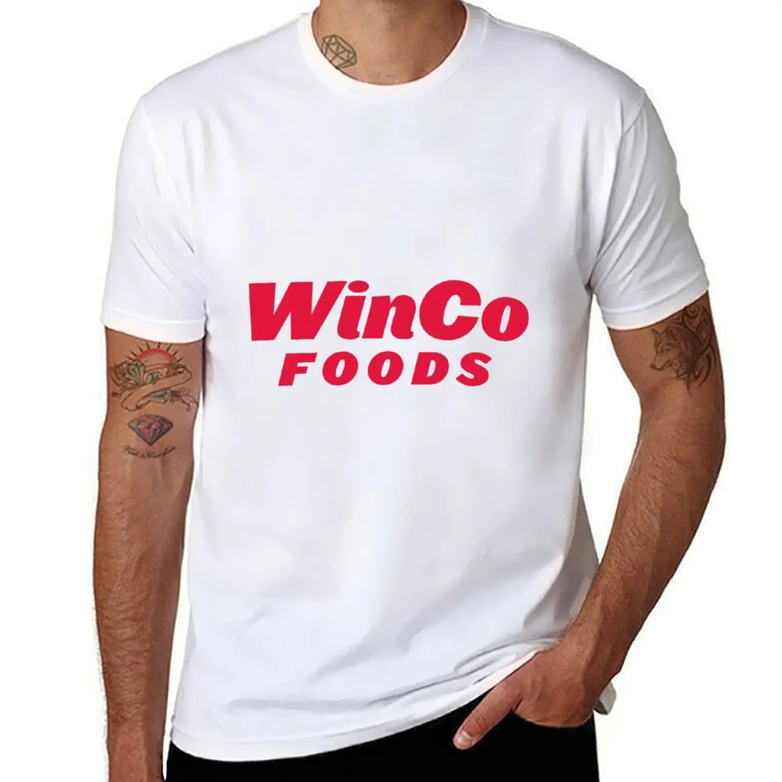 Camiseta con Logo de WinCo Foods, camiseta para hombre, camisetas divertidas de algodón 100%, camiseta de humor oscuro