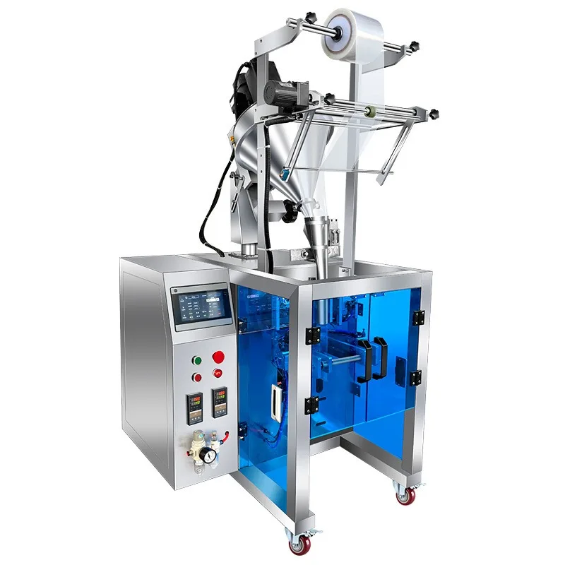 

Automatic packaging machine, quantitative weighing seasoning packing machine