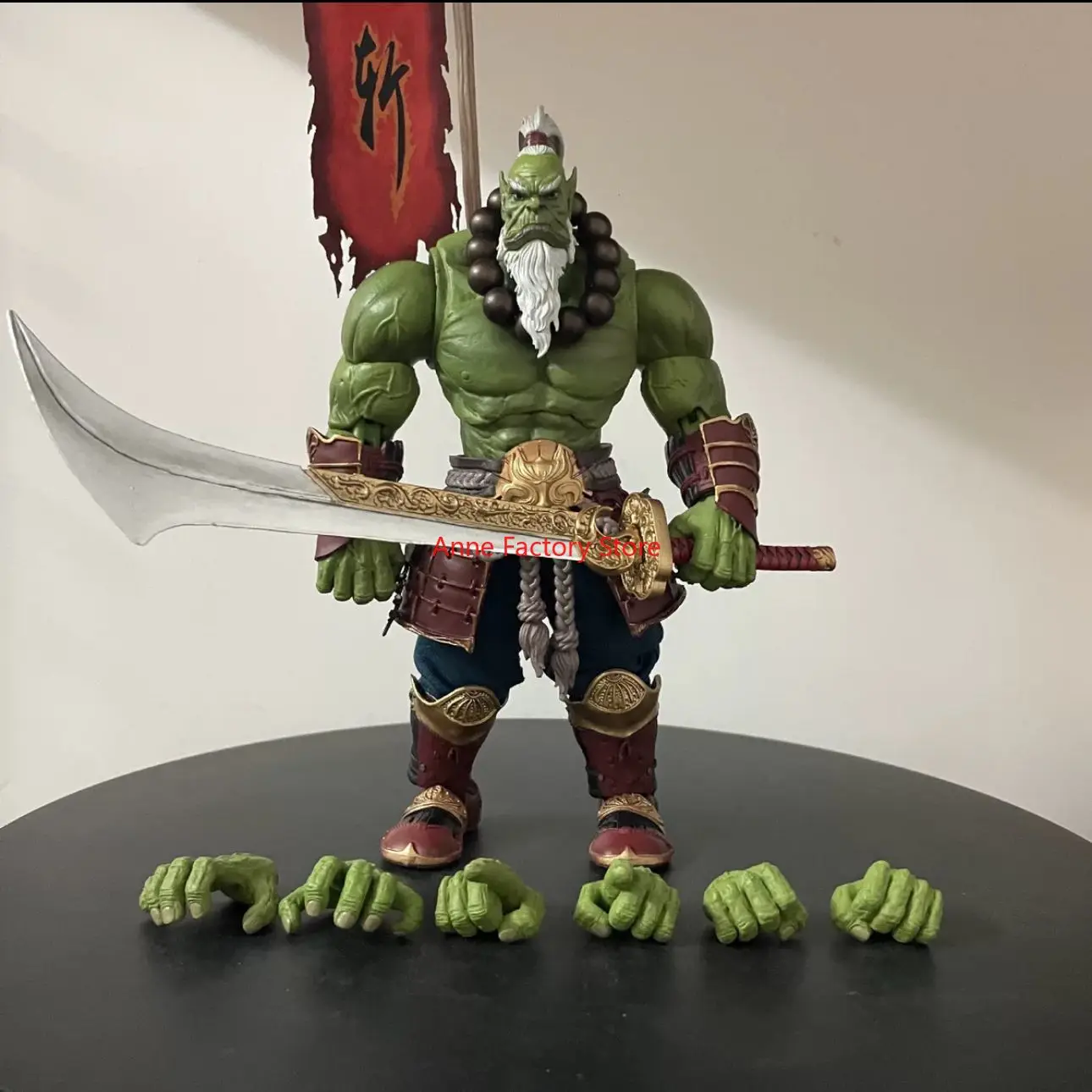 21cm World Of Warcraft Orc Figure Blade Master Figure World Of Warcraft Guardian Of The Horde Model Collection Decora Toys Gifts - view 3