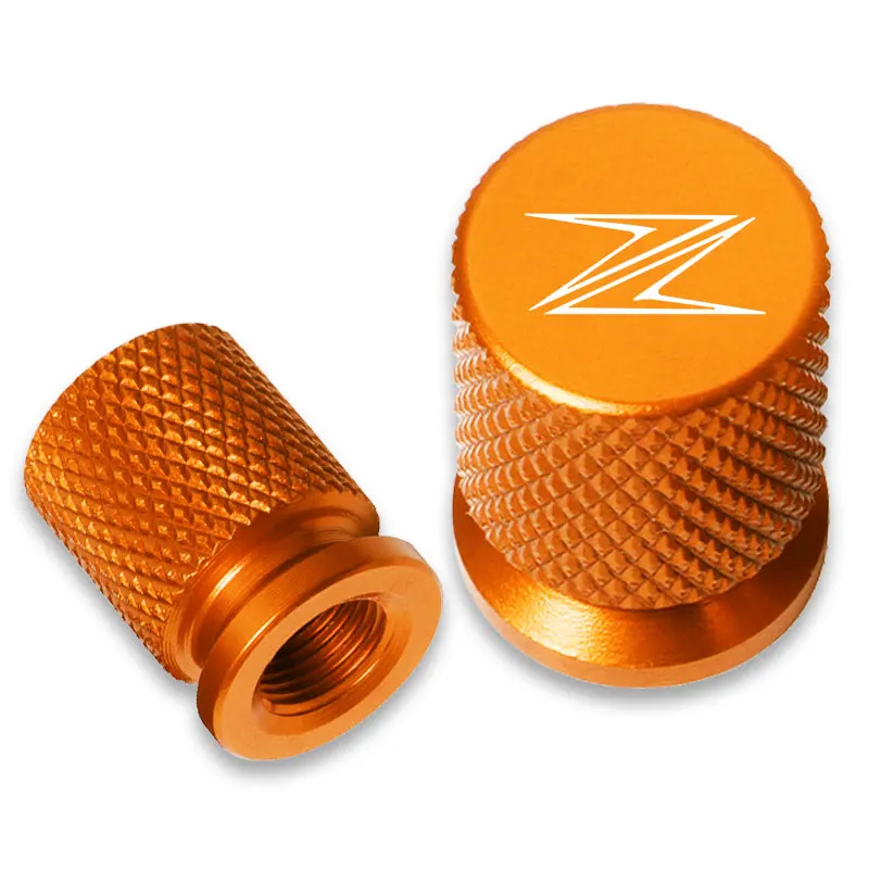 2 PCS Motorrad Rad Reifen Ventil Abdeckung Kappe Stecker CNC Zubehör Für KAWASAKI Neue Z400 Z900 Z1000 Z800 Z750 Z300 Z650