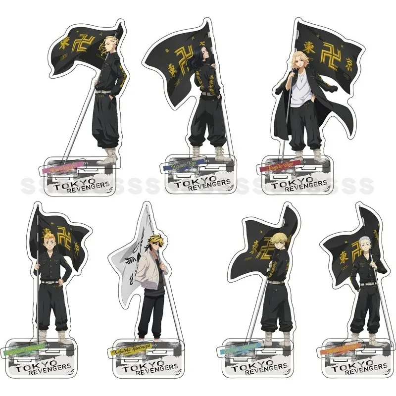 Anime Takemitchy Draken Chifuyu Mitsuya Takashi Figure Doll Kazutora Keisuke Acrylic Stand Model Plate Cosplay Toy for Gift