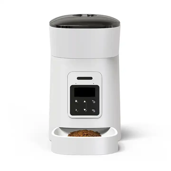 Wholesale Automatic Pet Feeder Stainless Steel Pet Feeder 4l Microchip Automartic Wifi Cat Feeder