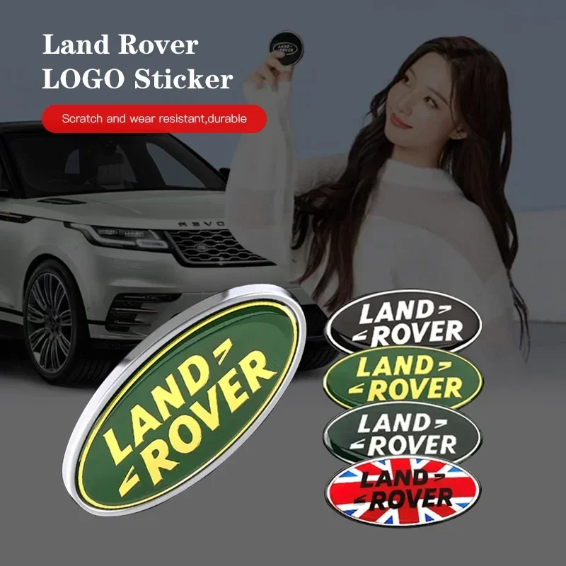 86 مللي متر 90 مللي متر شعار السيارة شارة هود الجبهة الخلفية الجذع شعار لاند روفر رينج روفر إيفوك حلقي المدافع ديسكفري فريلاندر L319