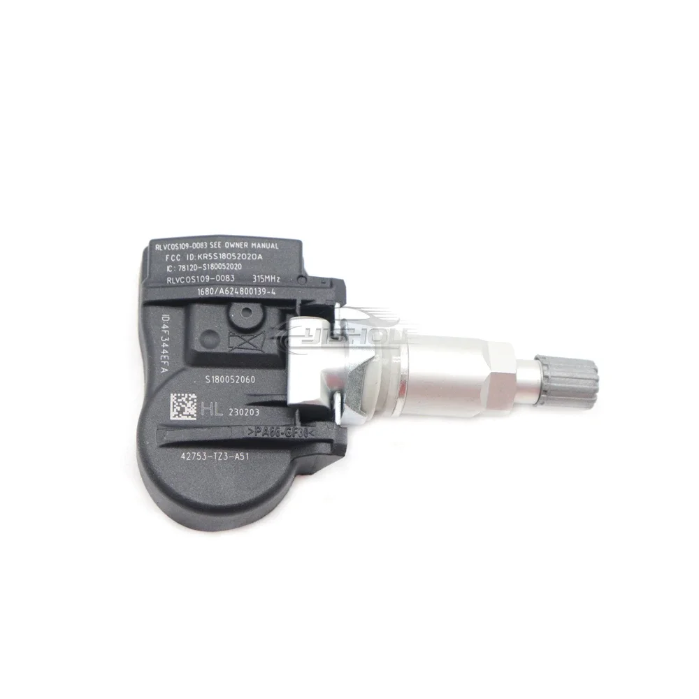 Czujnik TPMS do opon samochodowych Acura Ilx Mdx Rdx Tlx 2014-2020 315MHz 42753-TZ3-A51 42753TZ3A51 42753-TX4-A512-M1