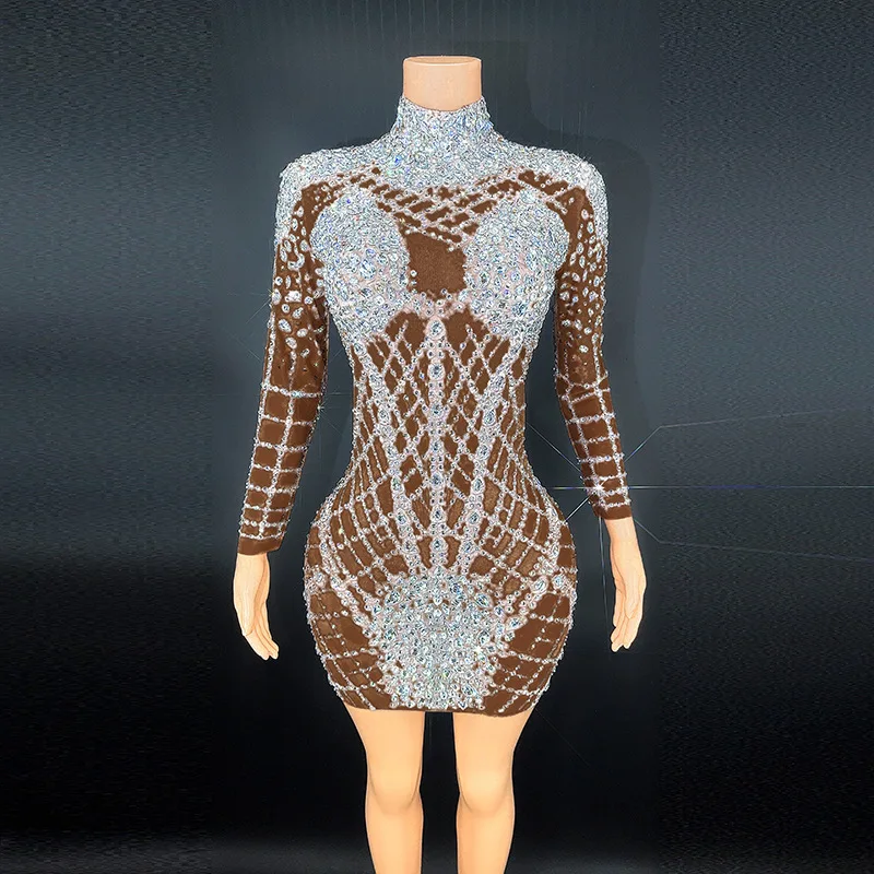 ที่ขายดีที่สุดS ParklyเพชรสีดําชุดVestidos Para Festas De Luxo Vestidos De Boda Para Fiestasเก๋และหวานชุดราตรี