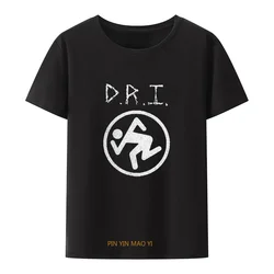 Dirty Rotten Imbeciles D.R.I Thrash Metal Short Sleeve Men T Shirt  Summer Mens T-shirts Unisex Oversized  Graphic T Shirts