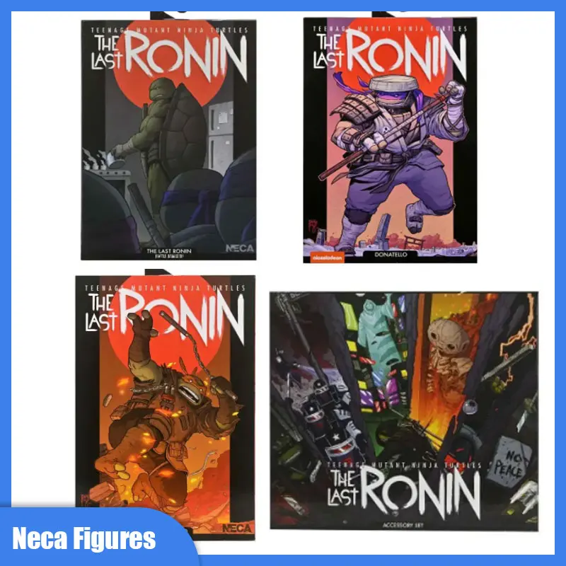 

Фигурки NECA Tmnt, последняя Ронин, Рафаэль, Леонардо, Микеланджело (Битва повреждена), экшн-фигурки, Коллекционная модель, подарки, игрушка