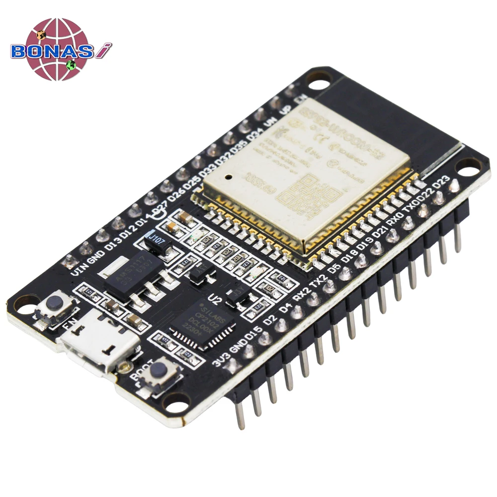 ESP-WROOM-32 CP2102 modulo scheda di sviluppo ESP32 Wireless WiFi + scheda di sviluppo RF Dual Core 2.4GHz compatibile con Bluetooth