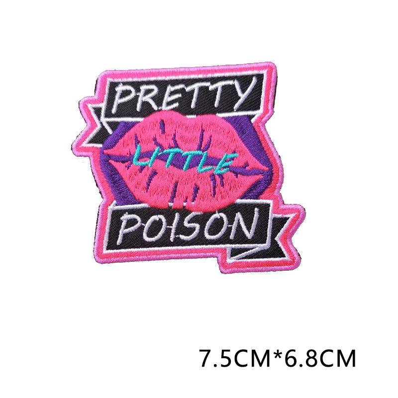 Emblem Clothing Accessories Badge Sticker Embroidered Embroidery Sticker Iron-on Patches