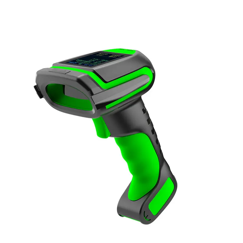 Industrial ABS Material 5000 Times Rolling for 1.77 Inch Display 2D USB Stock Rugged Barcode Scanner for Asset Tracking