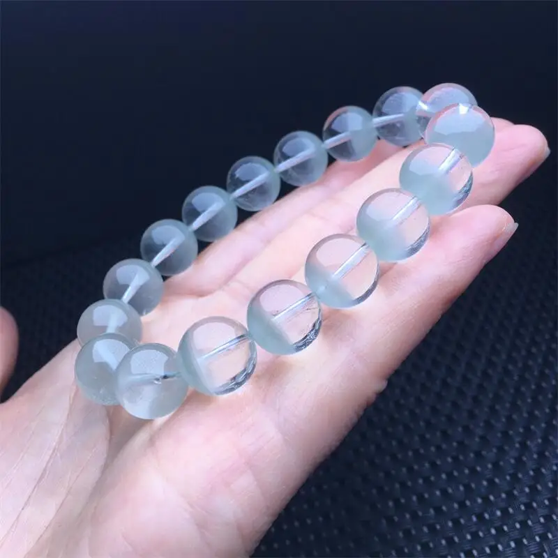 10MM Natural Clear Garden Quartz Bracelet Couple Energy Yoga Bracelet Men Women Healing Fengshui Jewelry Gift 1PCS