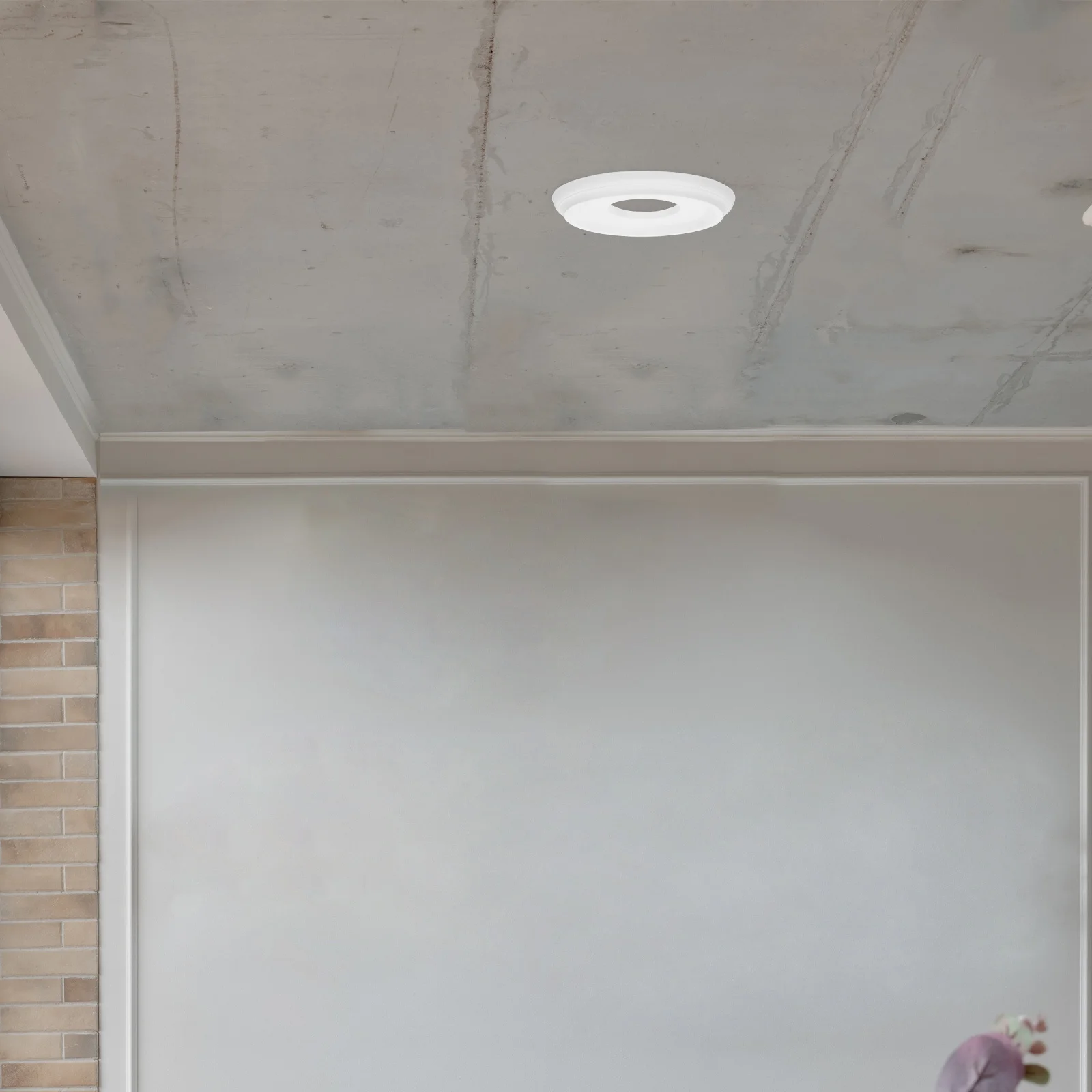 

Ceiling Light Canopy Stable PU Material Vintage Lampshade Classic Industrial Style Ceiling Lamp Mounting Plate for Home Bars