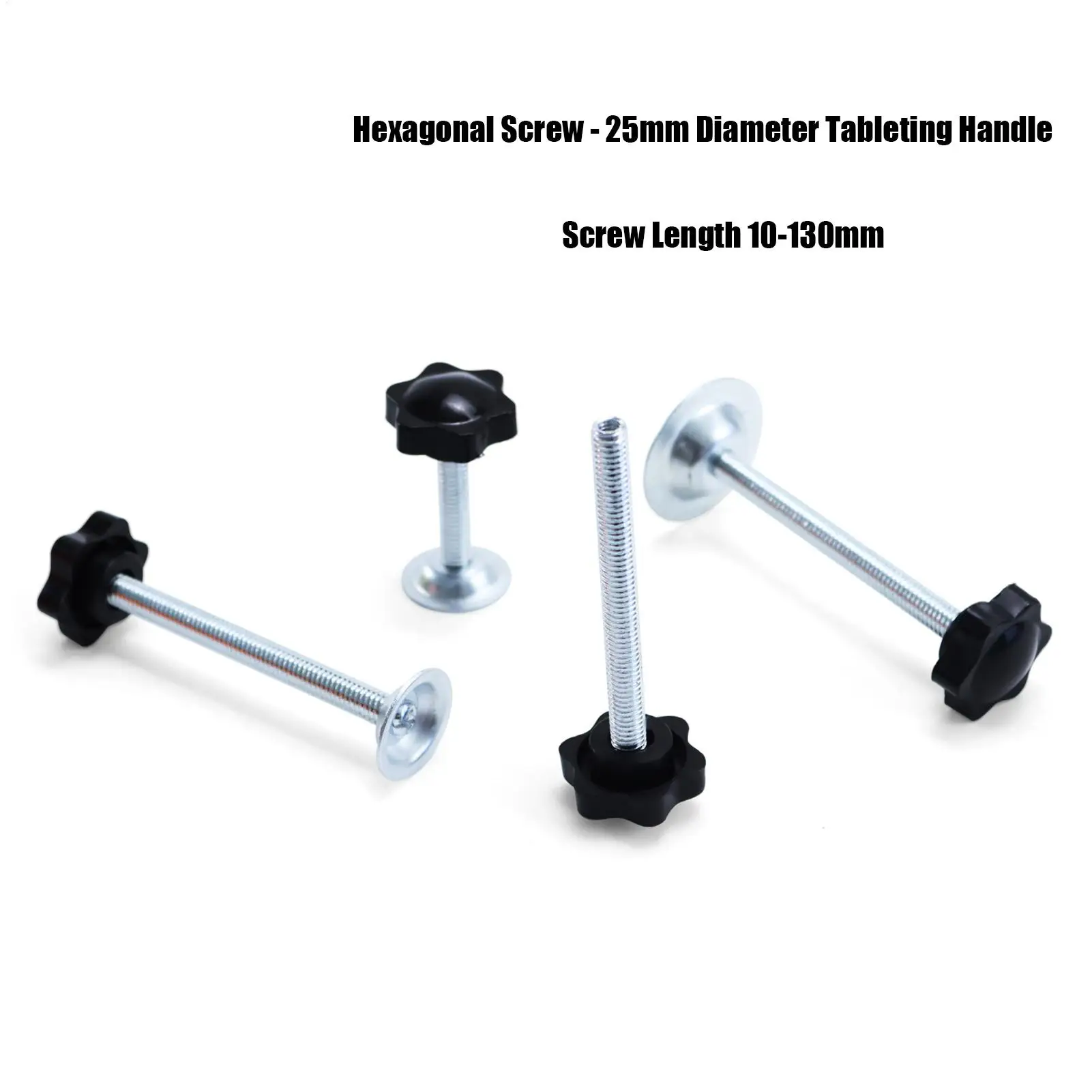 1pcs Star Hand Knob Screws Bolt M6 20/30/55/90mm Carbon Steel Star Shape Head Thread Clamping Thumb Handle Machine Screw view 5