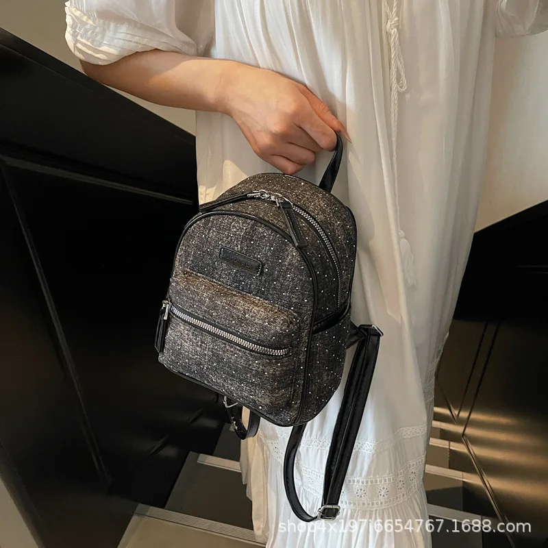 

Women's New Fashion Denim Mini Backpack - Versatile Large Capacity Bag for Daily Commute & Shopping