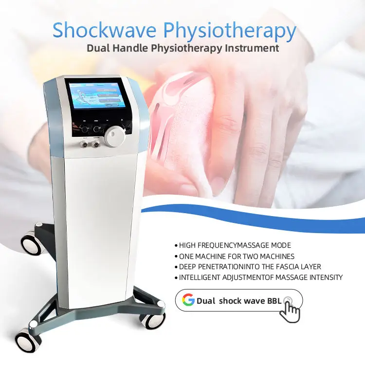 High Frequency Massage Mode Physiotherapy  Dual Purpose Machine for Fast Shockwave Physiotherapy Relaxation