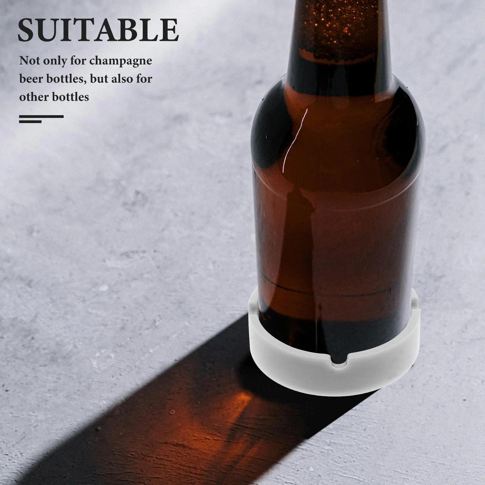 Silicone Wine Bottle Coaster Non-Slip Mat for Wine Beer Home Table Pad Tea Cup Coaster Tea Cup Mat