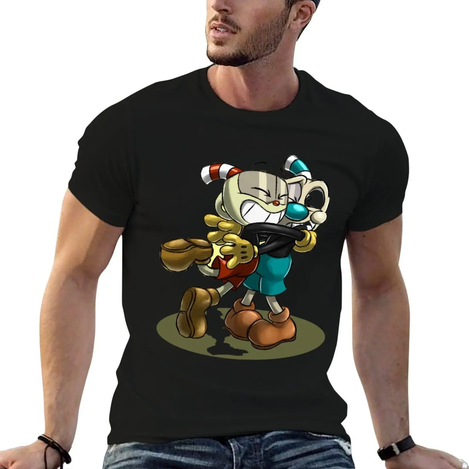 

The Cuphead Show T-Shirt man tshirt man t shirts for men casual T-Shirt