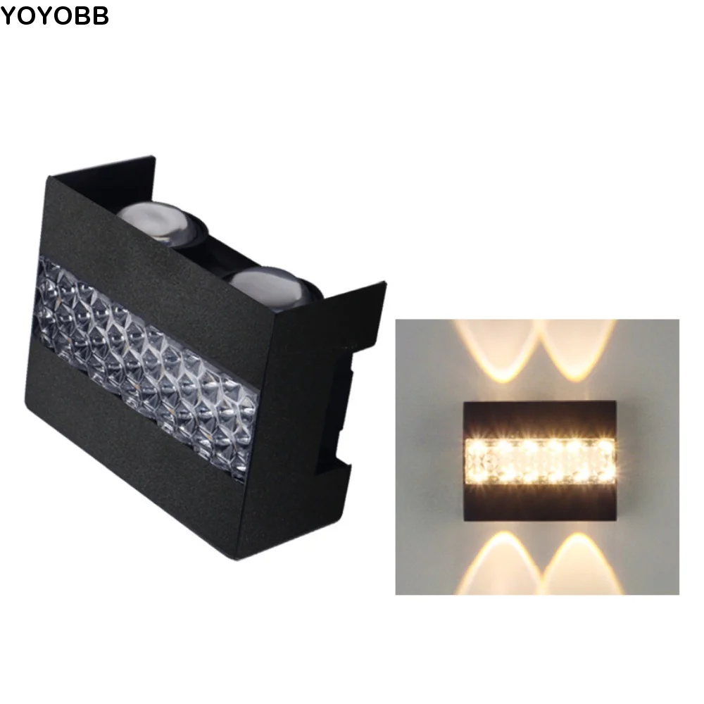 

AC85-265V LED Wall Lamp 10W/8W/6W Warm/RGB Lights Outdoor Wall Lantern Wall-mounted Modern Waterproof Wall Light